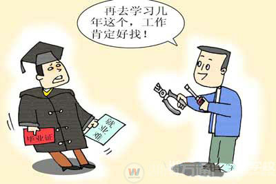 大學(xué)生“回爐”學(xué)技術(shù) 只為了能找到一個(gè)好工作