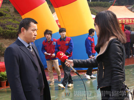 湖南經(jīng)視采訪湖南萬通校長助理潘太煌
