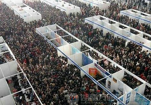 火爆的人才市場