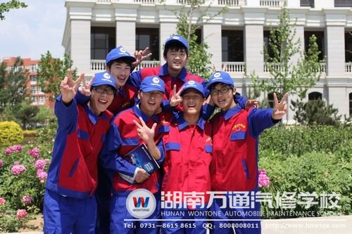 學汽修，萬通學子對未來信心十足