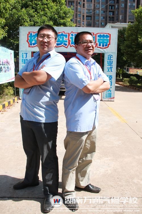 擁有精湛汽修技能的兩位老師將代表湖南萬通參賽