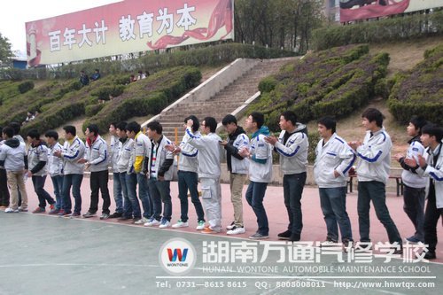 觀眾們秩序井然，為隊員們加油