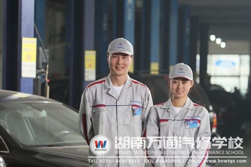 回爐學(xué)汽修的萬通學(xué)子