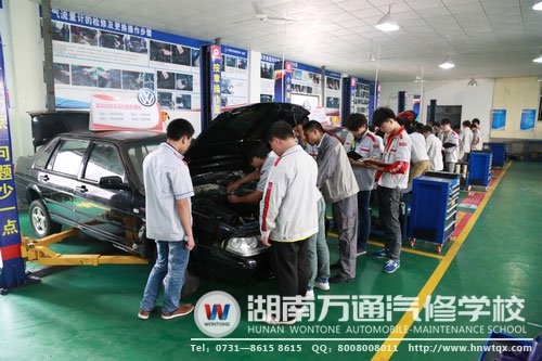 實訓中的萬通學子們