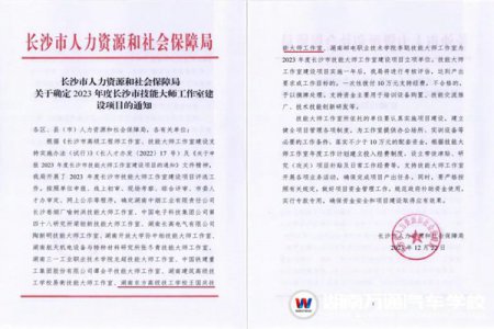 賀報(bào)！湖南東方高級(jí)技工學(xué)校王國(guó)慶技能大師工作室項(xiàng)目獲批建設(shè)！