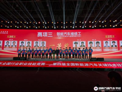 全國(guó)新能源汽車技能大賽閉幕,萬(wàn)通汽車教育再創(chuàng)佳績(jī)!